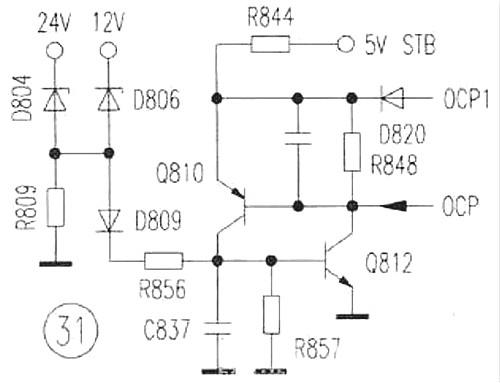 24V開關電源電路圖