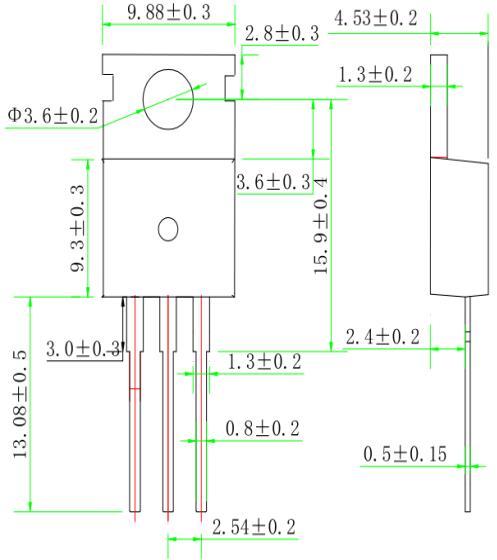 TO-220與TO-220F的區別