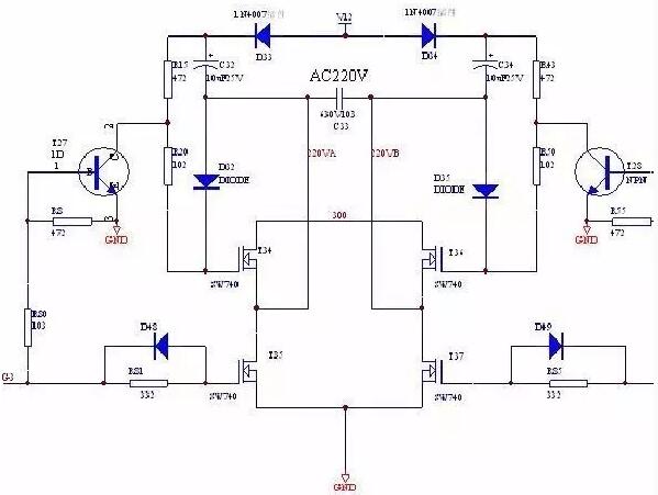 MOSFET柵極應用電路