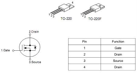 MOS管,KNX4890A,9A/900V