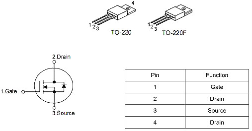 20A 500V場(chǎng)效應(yīng)管 TO-220 KNX7150A MOS管?原廠原裝-KIA MOS管