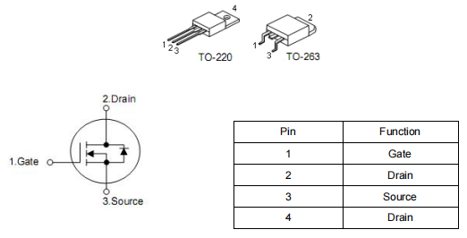 驅動器專用mos管,KIA740H代換irf740場效應管參數資料-KIA MOS管