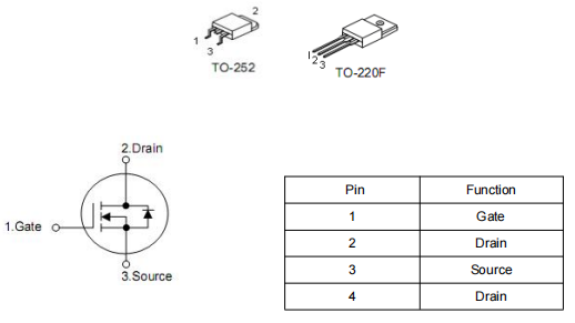 7n65f參數及代換,KNX4665B場效應管參數引腳圖規格書-KIA MOS管